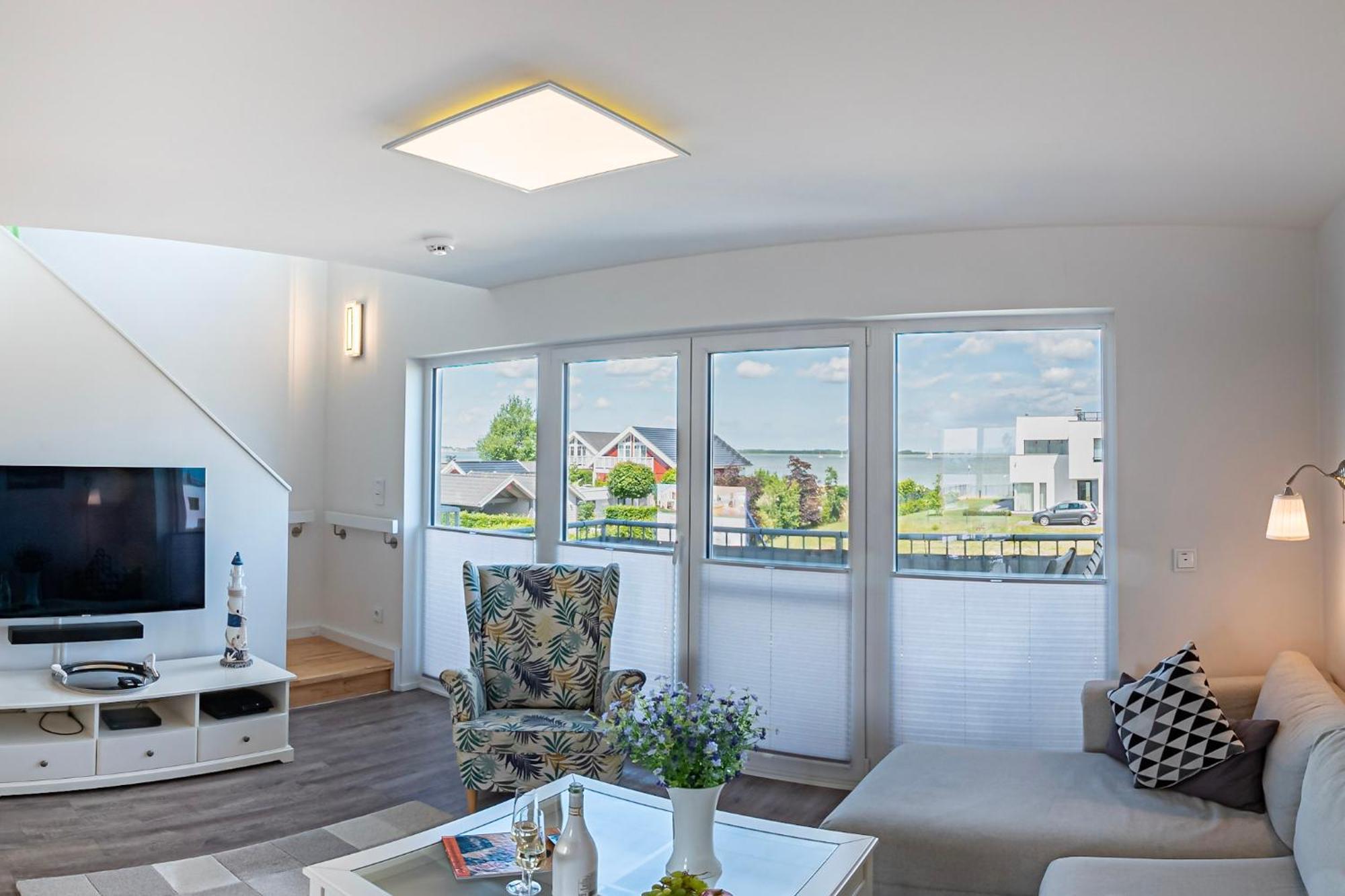 Maisonette Fewo Ostseeflair By Seeblick Ferien Oro, Erste Wasserreihe, E-Saeule ออลเพนิทซ์ ภายนอก รูปภาพ