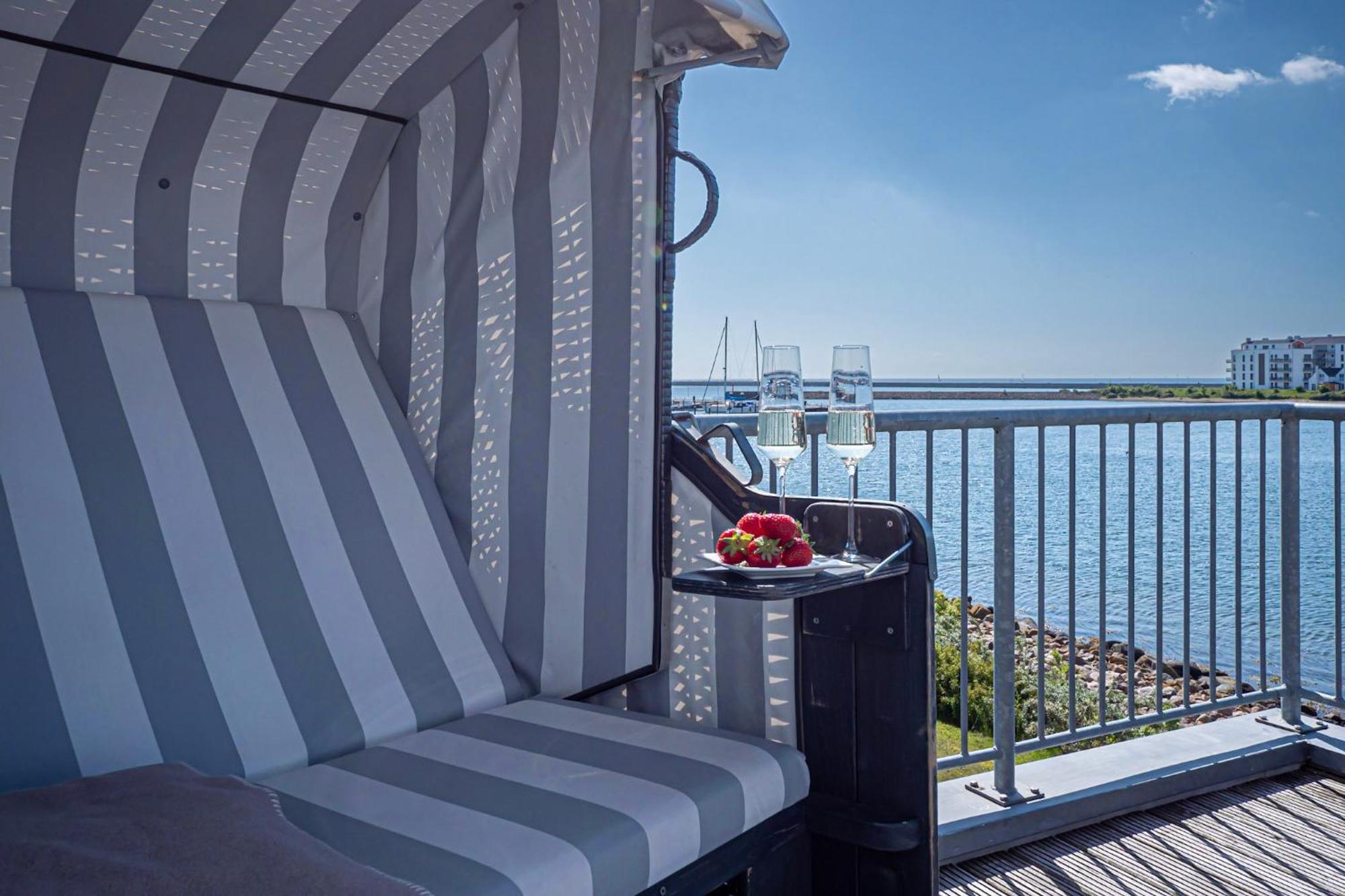 Maisonette Fewo Ostseeflair By Seeblick Ferien Oro, Erste Wasserreihe, E-Saeule ออลเพนิทซ์ ภายนอก รูปภาพ