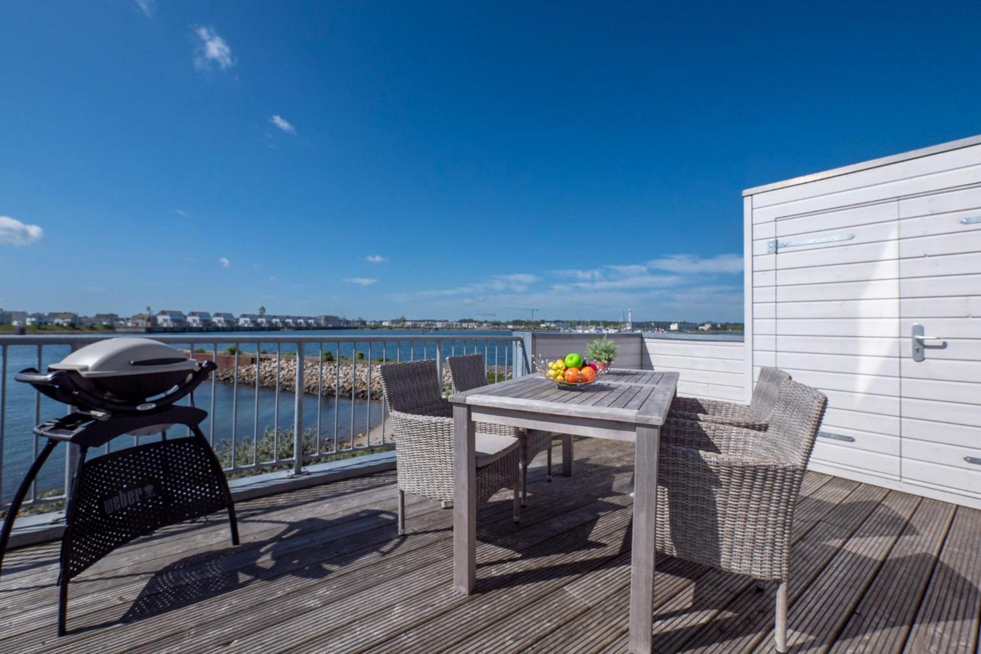 Maisonette Fewo Ostseeflair By Seeblick Ferien Oro, Erste Wasserreihe, E-Saeule ออลเพนิทซ์ ภายนอก รูปภาพ